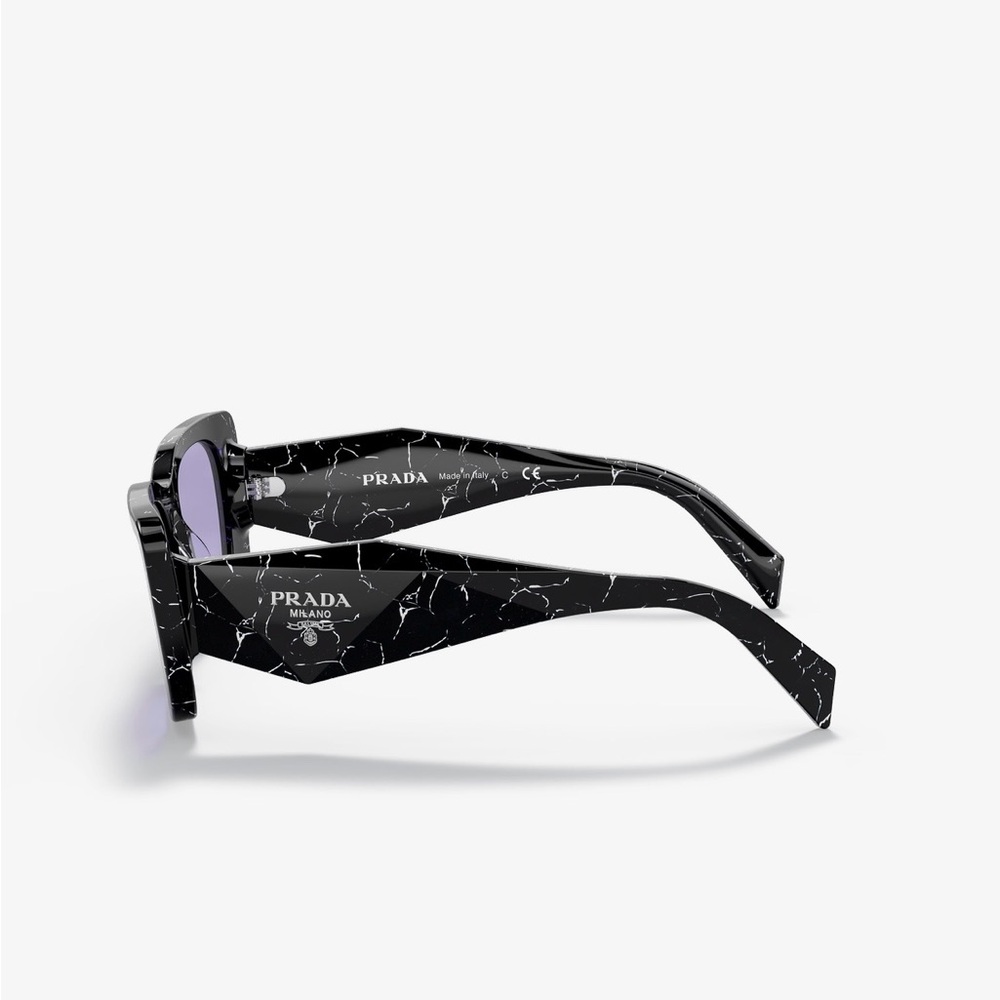 Authentic Prada PR 08YS Havana Sunglasses Tortoise with Violet Lens 🖤💜 - Picture 3 of 12